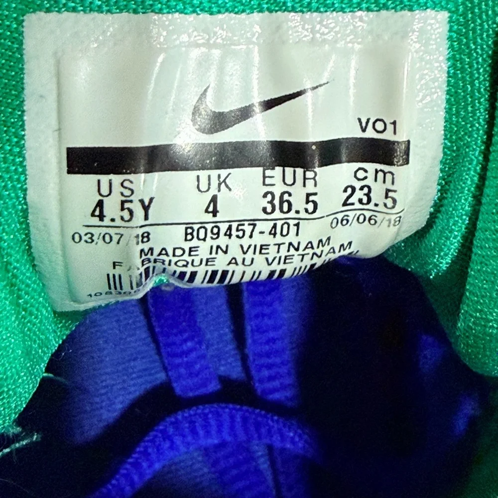 Nike PG 2.5 Racer Blue Paul George Fortnite Basketball Youth Sz 4.5y BQ9457-401